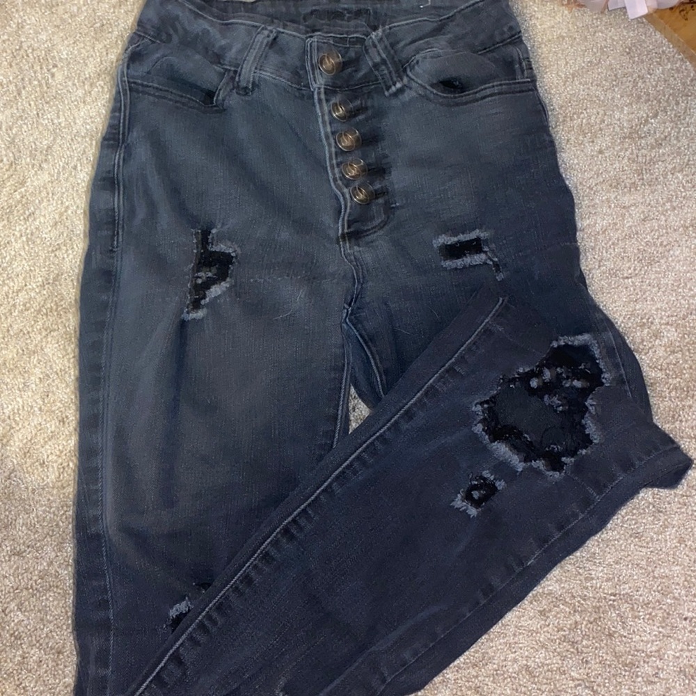 Rue21 Black Faded jeans